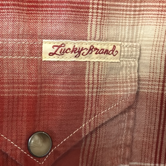 LUCKY BRAND Button Down Shirt. Size Large - Picture 7 of 10